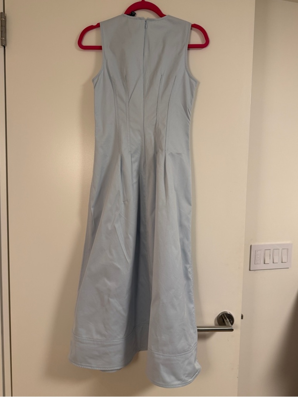 J.Crew Pintuck Midi Dress Sleeveless in Edgewater Size 2 - Picture 5 of 8